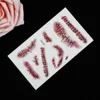 Tattoo Transfer Halloween Tattoo Sticker Horror Bloody Wound Zombie Scar Waterproof Temporary Tattoos DIY Event Party Body Art Makeup Kids Adult 240427