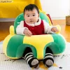 Liners 1pcs Baby Sofa Support Seat Cover Baby Plush Chair Learning To Sit Comfortable Toddler Nest Puff Washable without Filler
