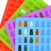 Stampi 50 griglie orso gommoso silicone stampo orso a forma di gelatina con gocce di caramelle al cioccolato di cioccolato decorazione stampo strumenti da forno