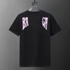 Mens T Shirt Designer Shirt Men Tshirt Man Black Tee Womens Clothers Massion رسالة طاقم بسيطة طباعة أكمام قصيرة للرجال والنساء Cot