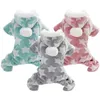 Vêtements pour chiens automne d'hiver combinaisons pour chiens pour petit chien de chien chat étoile imprimé kawaii vêtements chihuahua yorksyie pyjamas cuillère de chiots de chiots d240426