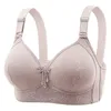 Zwangerschap Intimates Nieuwe vrouwen moeder Bra groot formaat dunne cup oudere vrouwen vrouwelijke full-cup brassiere niet-magnetische niet-stalen ring dames moeder ondergoed d240426