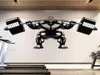 Adesivi a parete gorilla palestra decalcomania motivazione del fitness muscolare decorazione adesivi per bilanciere bravaneple b7547361893