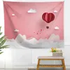 Tapissries Valentines Day Nordic Ins Tapestry for Home Simple Love Boho Decor Wall Hanging Party Decoration Bakgrund Tyg Tapeleries