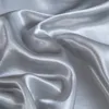 Luxury Satin Fitted Sheet High-End Solid Color Madrass Cover med Elastic Band Bed Sheet 90x200 180x200 Fit Sheet 240410