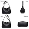 Abendtaschen 2024 Faden MS Leder Handtaschen Sack Ein Hauptfemme-Designer-Marke Ladies Top-Griff Crossbody Schulter für Frauen