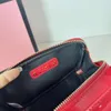 2024New Double Zipper Camera Bag Simple Shoulder Bag Liten Chain Crossbody Bag tillverkare Direktförsäljning