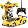 Elektro-/RC-Auto RC-Auto und LKW-Fernbedienungsauto 2-in-1-Umbau Roboter Spielzeug Deformation Spielzeug RC Sportauto Modell Elektro-CARL2404