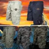 Men's Shorts 2024 Mens Overall Cargo Short Distance Bicycle Tactical Pants Luxury Work Quick Dry Beach Hiking Sports Cloth Mountain Q240427