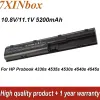 Baterias 7xinBox HSNLB2R 10.8V 5200mAh Bateria de laptop 633805001 Para HP Probook 4330S 4430S 4431S 4331S 4530S 4535S 4540S 4545s