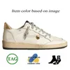 Créateur de mode Femmes Low Og Ggdg Ball Star Suede Casual Chaussures Luxury Italie Brand Handonde Golden Goode Sneakers Platform Vintage Silver Leather Trainers supérieurs