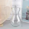 Vasi di vetro trasparente giacinto di vetro vaso fiore bottiglia ornamenti fai -da -te decori da scrivania per la casa