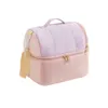 Sac à pain toast en flanelle sac thermique portable sac de rangement épaissis en aluminium en aluminium Sac à glace mignon Sac à lunch de grande capacité