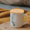 Tasses jetables Paies 3pcs Poids de pot Mason Canning Bamboo Can avec trou