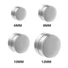 Stud 6mm/8mm/10mm/12mm Round Circle Non Piercing Strong Magnet Magnetic Mens Ear Clip Non Piercing Earrings Fake Earrings Jewelry d240426