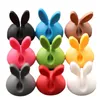 Câble de fil d'oreille de lapin Câble de cordon rangée Câble écouteur Organisateur de fil Storage Silicone Câble Câble Calle Cordon Clips T9I002628