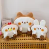 Transforming into biscuits, pillows, plush toys, cute little rabbits, chicks, dolls, snacks, dolls wholesale