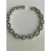 Groothandel op maat gemaakte dikke link 8mm gepofte zeeman S925 Sterling Silver Mens Moissanite Hip Hop Bracelet