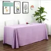 Tableaux de nappe en nappes rectangulaires en satin linge de coloration polyester lavable résistante