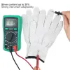 Produkter TENS EMS Electrode Massager Tillbehör Sidlipper Glove Sock Bracer Cable Conductive Silver Fiber For Body Massage Electric Tools