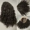 Perucas sintéticas onda profunda de 180% de densidade pré -colhida lateral curto bob 13 * 4 lace front brasel virgem preta peruca q240427