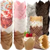 Moulds 50pcs Tulip Muffin Cases Paper Cupcake Baking Cups Oilproof Cupcakes Liner Baking Muffin Box Cup Cake Decorating Tool Wrap Cases