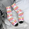 A vida dos meias masculina acontece ... Dunkin Donuts ajuda as meias Harajuku de alta qualidade durante toda a temporada para presente de aniversário unissex