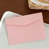 Gift Wrap 5 Pcs Macaron Color Envelopes Colorful DIY Invitation Cards Mini High Appearance Level Packing Envelope Wedding