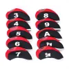 Clubs golf irons head covers 10pcs/lot Neoprene fit all golf club irons