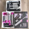 New 5-in-1 hot air comb automatic curling iron curling rod curling straight dual-purpose hairdressing comb hair dryer