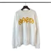 Designertröjor Retro Classic Fashion Cardigan Sweatshirts Men tröja brev broderi rund hals bekväm jumper 2248