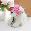 Dog Apparel With Ear Holes Headgear Cats Visor Hat For Outdoor Sports Summer