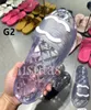 France Luxury Designer Crystal Transparent Slippers Femmes Sandale 2023 Nouvelles marques de grande valeur Sandales Flat extérieur F5255252