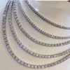 3,0 mm Iced Out Cubic Zirconia Diamond Tennis Chains Sterling Silver Gold Tennis Chains ketting