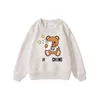 Hoodies Sweatshirts Mos Bear Designer Sweaters For Kids Childrens Sweatshirt Baby Luxury Print Plover Spring Clothes Boys Girls Round Otyle
