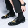 Casual Shoes Men's Suede Soft Penny Loafers Embroidered Design Flat Slip-On Formal Velvet Loafer Dress Size 6-13 Chaussure Homme