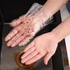 Rękawiczki jednorazowe hurtowe przezroczyste plastikowe wodoodporne do restauracji w restauracji smażone kurczaki z kurczaka