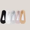 Donne calzini da donna in pizzo di pizzo Instagram alla moda Summer Style sottile Anti Slip Non caduta Fulla superficiale invisibile