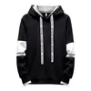 Mens Hoodies Sweatshirts Mens Hoodie Long Sleeved Casual Printed Letter Hooded Sweatshirt New Spring Hip Hop Pullover Sports Top Mens Sports Pants 240425