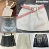 denim rok ontwerper dames rokken met riem hoge taille split mini rok voor vrouw zomer Koreaanse denim jeans dames blauwe streetwear harajuku vintage