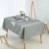 Table Cloth 100x140cm Tablecloth Linen Polyester Year Party Banquet Chritmas For Home Decoration Dinner Cover
