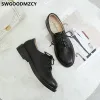 أحذية Boots Oxford for Women Black Shoes for Women Flats Womens Womens Comfort chaussures femmes Automne Hiver Sepau Wanita Korea 2024