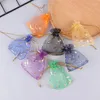 Bolsas de compras 100pcs/lote joyas de luna estrella tul currículas transparentes de regalos