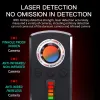 Detector 1 PCS Anti -Spy Tracker sem fio RF Sinal Detector Infravermelho GPS Pesquisa AI Intelligent Scan Finder