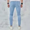 Men's Jeans Street clothing mens simple style solid tight jeans with the best quality mens jogging casual pencil jeansL244