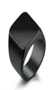 Men Wedding Black Tungsten Ring Matte Finish Beveled Polished Edge Comfort Fit titanium men039s wedding rings2630273A6418069
