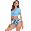 Women's Swimwear Ygolonger Sexy High Waist Bikini Outfits Women Two Piece Matching Set Female Biquini Beach Wear 2024 Summer Bath Suit