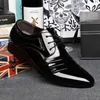 Casual schoenen mannen leer 2024 Formele pluche Oxford Business Dress Wedding Office Maat 38-45