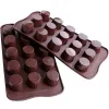 Moldes 1pc Silicone molde doce chocolate molde de molde de molde de panificação de gelatina de amendoim com manteiga de copo de pica de decoração da ferramenta de decoração de acessórios de cozinha acessórios