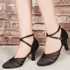 Stivali swdzm New Arrival Women's Ballroom Party Dance Modern Dance Waltz Tango Latin Dancing Hight Heels Innoor Shoesa Shorsa Shorsa